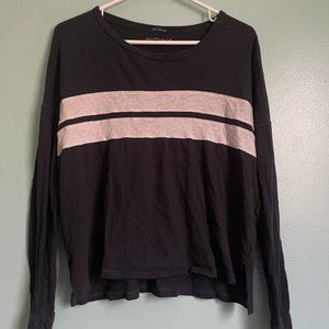 Abercrombie & Fitch Dark Navy Blue Long Sleeve Top